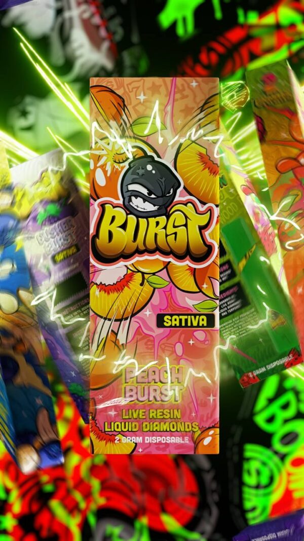 Burst Disposable Peach Burst